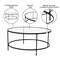 Flash Furniture 3 Piece Round Glass Table Set-Matte Black Frame NAN-CEK-21750-BK-GG - alternate 10